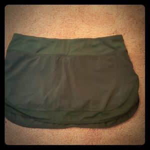 lululemon athletica Green Mini Skirt